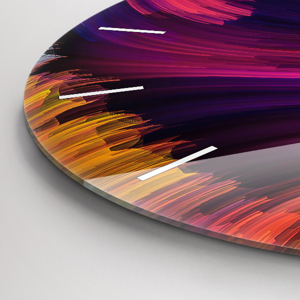 Reloj de cristal redondo Venta abstracta