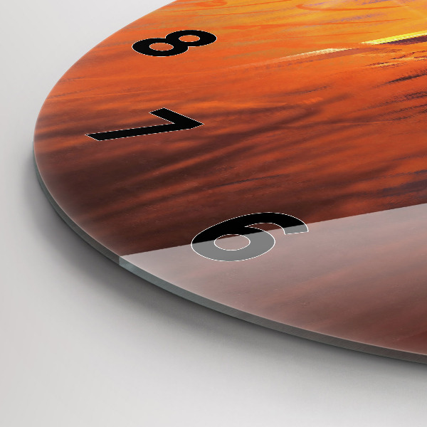 Reloj de pared redondo Caballero con espada