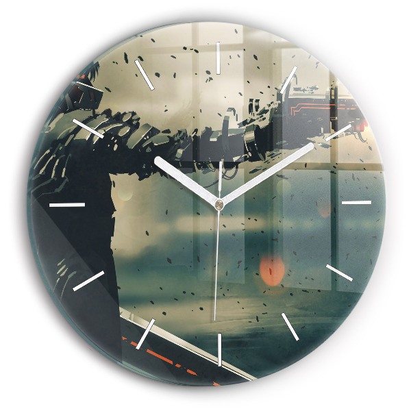 Reloj redondo pared Juego de arma letal