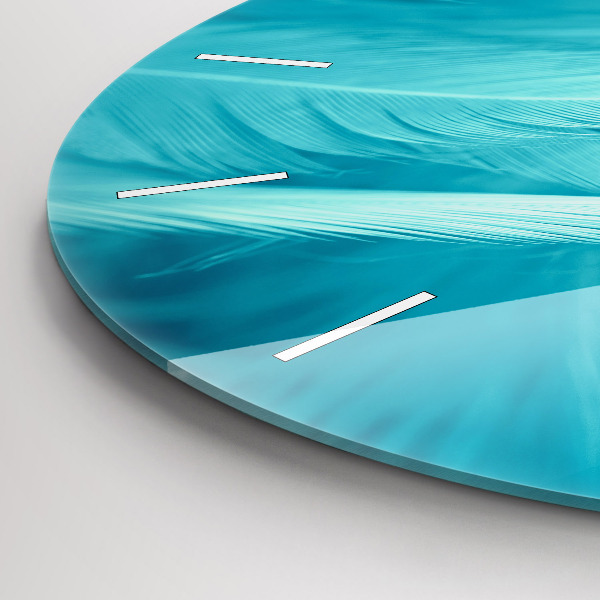 Reloj de pared redondo Verde turquesa vintage