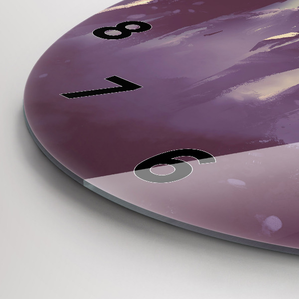 Reloj de cristal redondo Zombie de noche - halloween