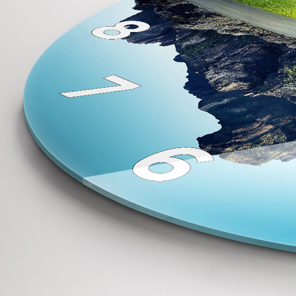 Reloj redondo pared Isla voladora