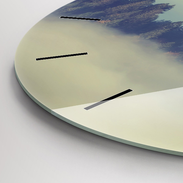 Reloj redondo pared Bosque brumoso Águila