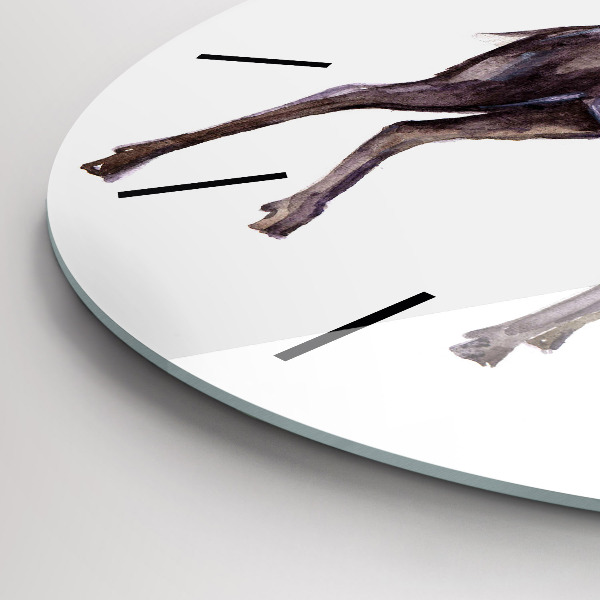 Reloj de pared redondo Ciervo rey de la naturaleza