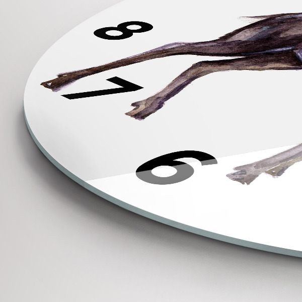 Reloj de pared redondo Ciervo rey de la naturaleza