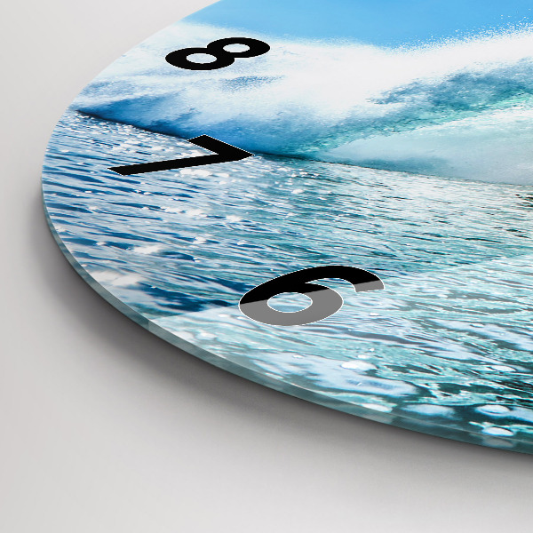 Reloj de cristal redondo Surf en Hawai