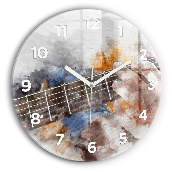 Reloj de pared redondo Guitarra