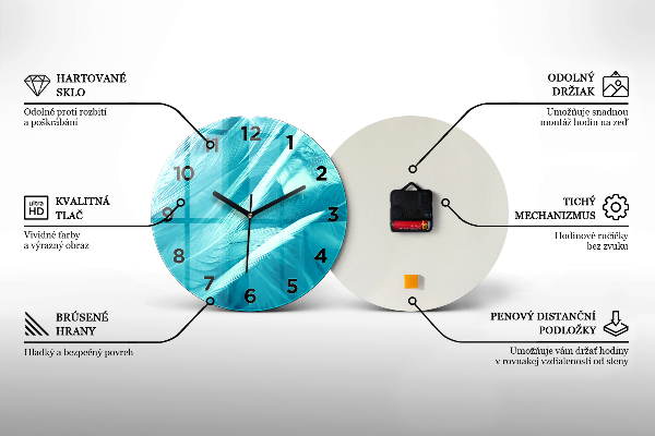 Reloj de pared redondo Guitarra