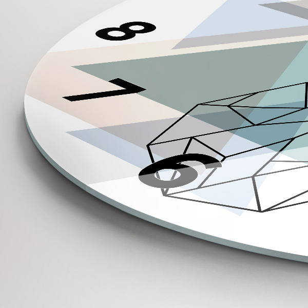 Reloj redondo pared Reno estilo escandinavo