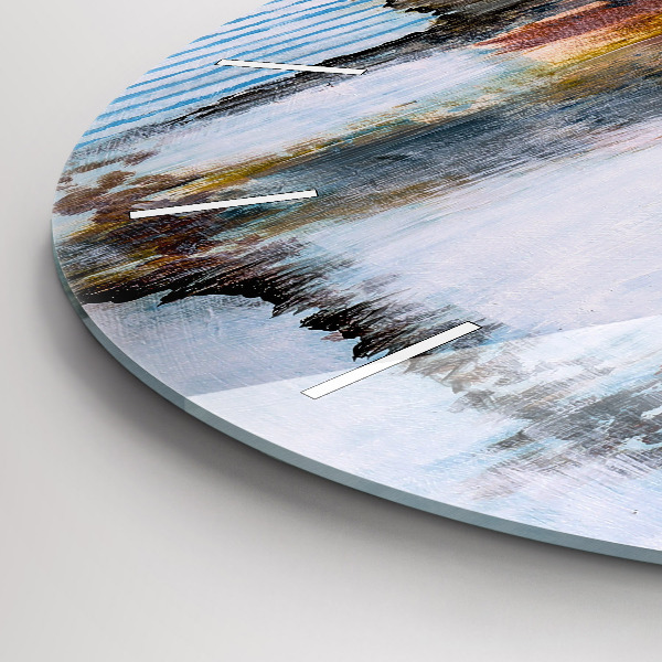 Reloj redondo pared Abstracción