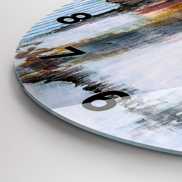 Reloj redondo pared Abstracción