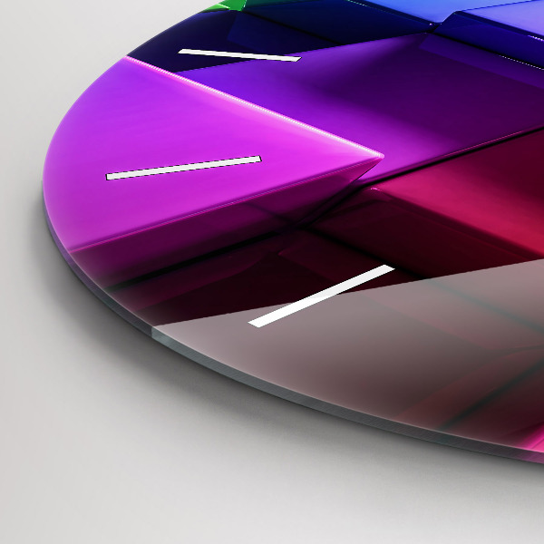 Reloj de pared redondo Cubos de colores