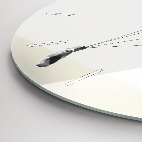 Reloj de pared redondo Mujer bailarina abstracta