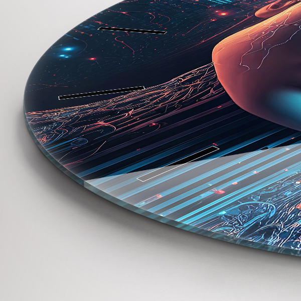 Reloj redondo pared Inteligencia artificial