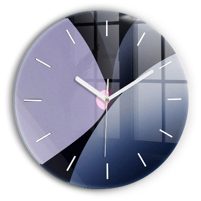 Reloj de pared redondo Sol abstracto