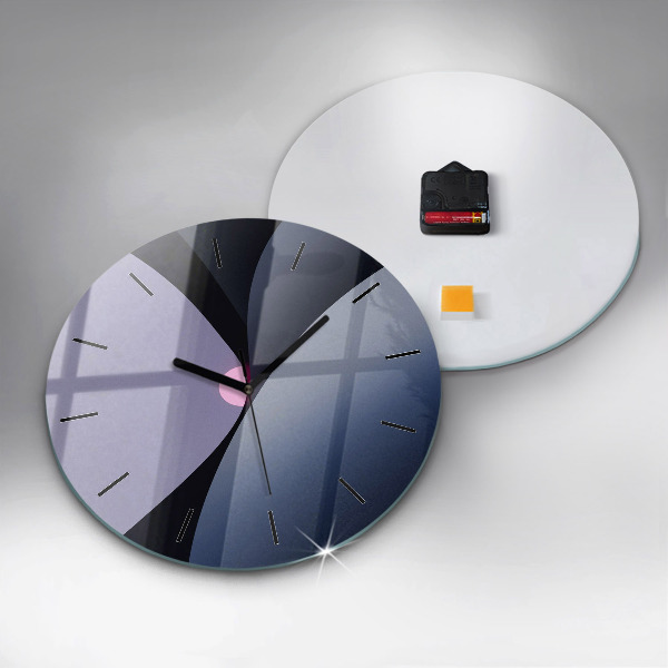 Reloj de pared redondo Sol abstracto