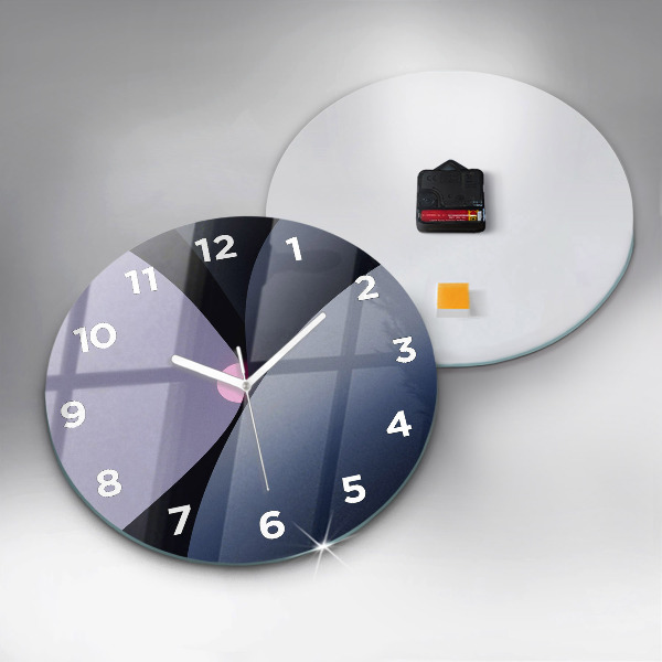 Reloj de pared redondo Sol abstracto