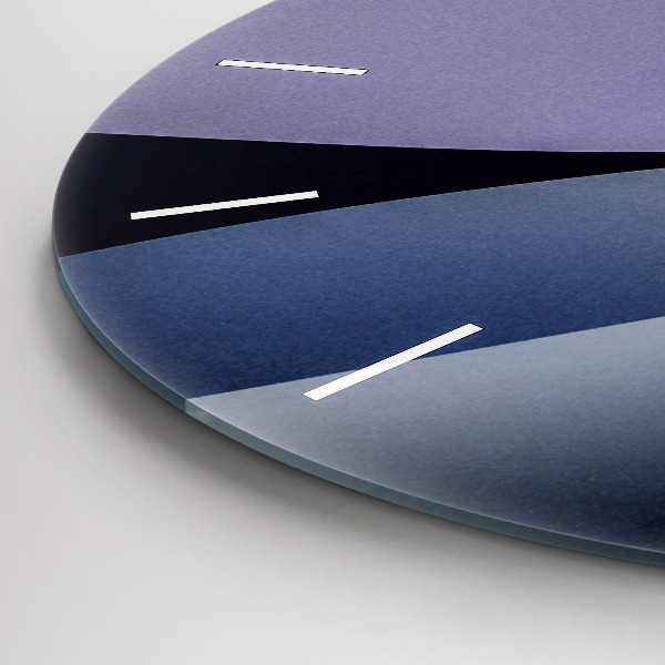 Reloj de pared redondo Sol abstracto