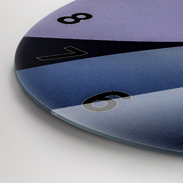 Reloj de pared redondo Sol abstracto