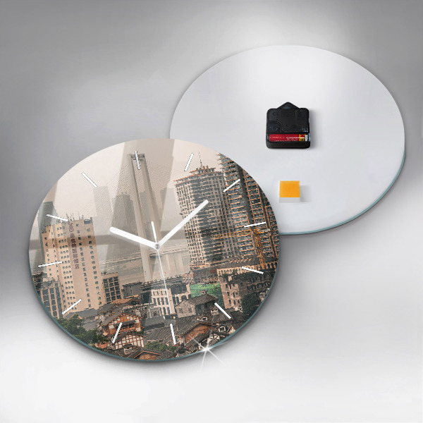 Reloj de pared redondo Casco antiguo de Chongqing