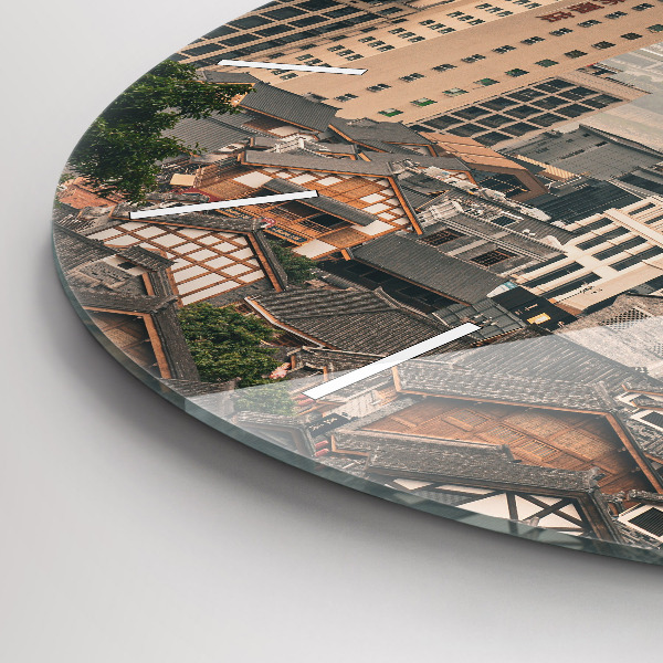 Reloj de pared redondo Casco antiguo de Chongqing