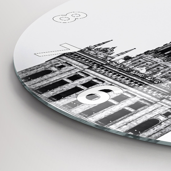 Reloj de cristal redondo Palacio de la Cultura y la Ciencia