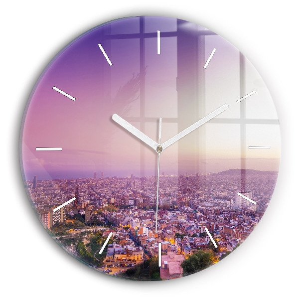 Reloj redondo pared Barcelona Bunkers El Carmel