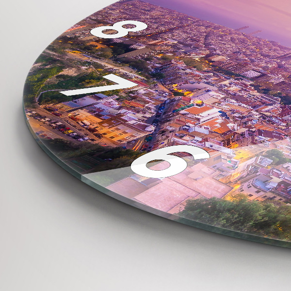 Reloj redondo pared Barcelona Bunkers El Carmel