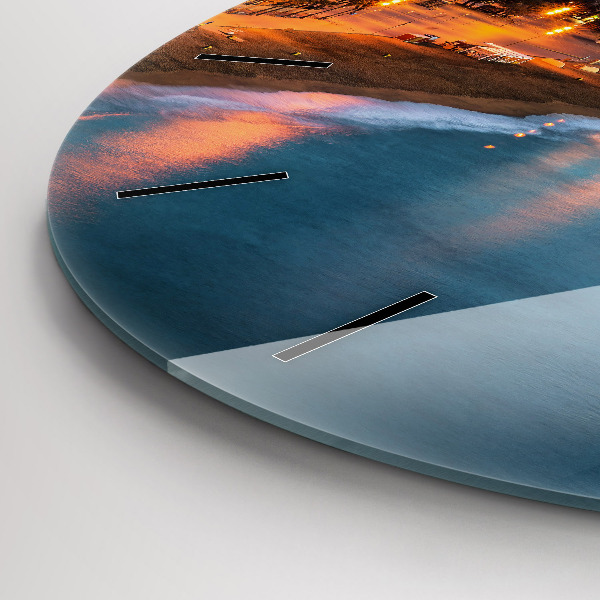 Reloj redondo pared Playa de Barcelona