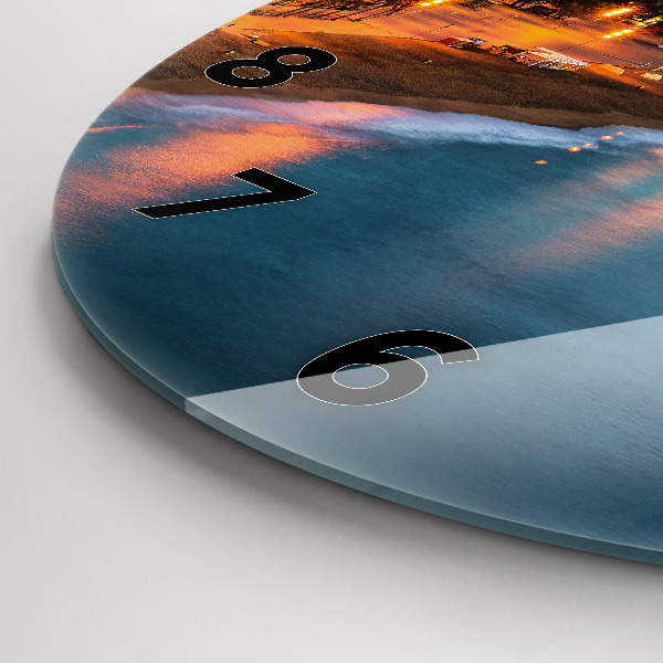 Reloj redondo pared Playa de Barcelona