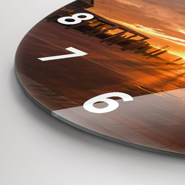 Reloj de cristal redondo Parque Olímpico de Barcelona