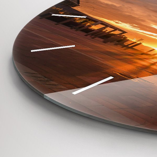 Reloj de cristal redondo Parque Olímpico de Barcelona