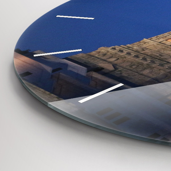 Reloj de cristal redondo Estatua de la Libertad en Nueva York