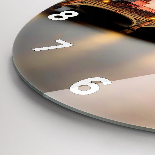 Reloj de cristal redondo Big Ben, horizonte de Londres