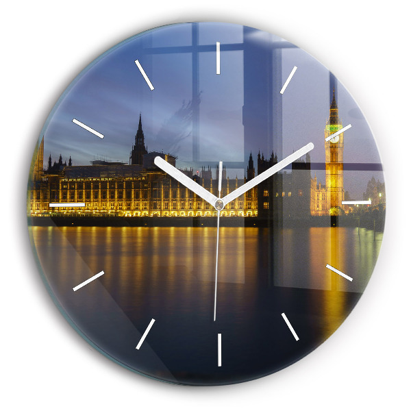 Reloj de cristal redondo Palacio Winchester de Londres