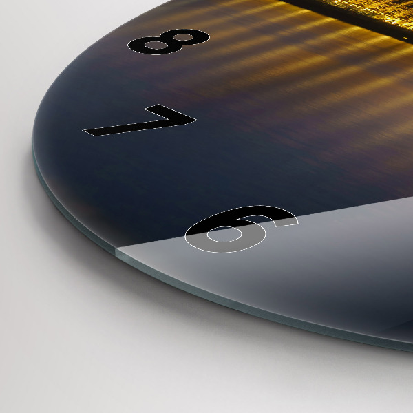 Reloj de cristal redondo Palacio Winchester de Londres