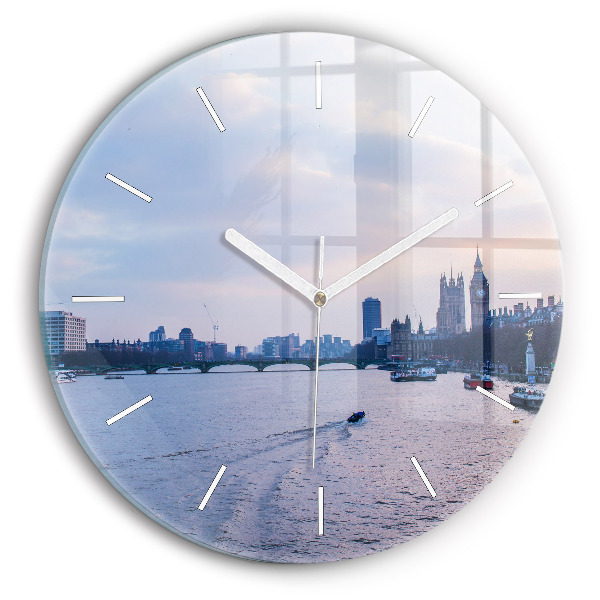 Reloj de cristal redondo Panorama del London Eye