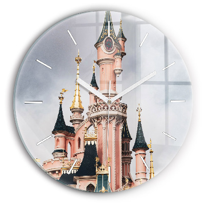 Reloj de cristal redondo Castillo de Disneyland en París