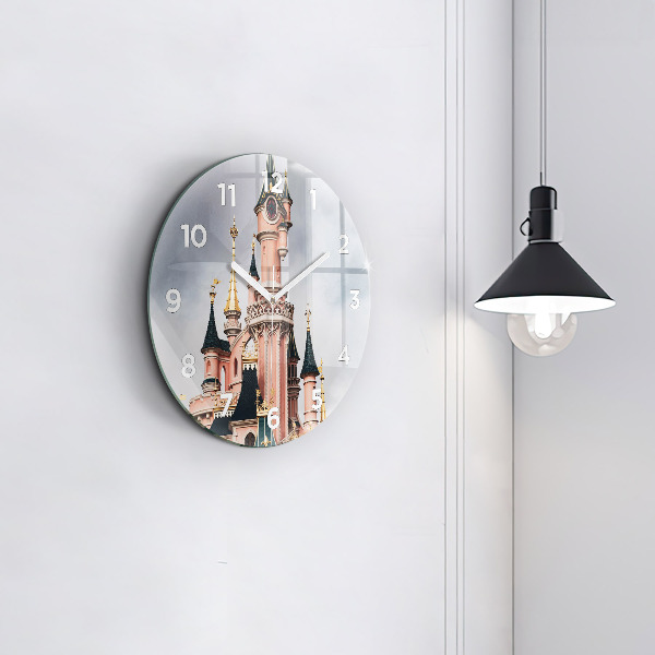 Reloj de cristal redondo Castillo de Disneyland en París