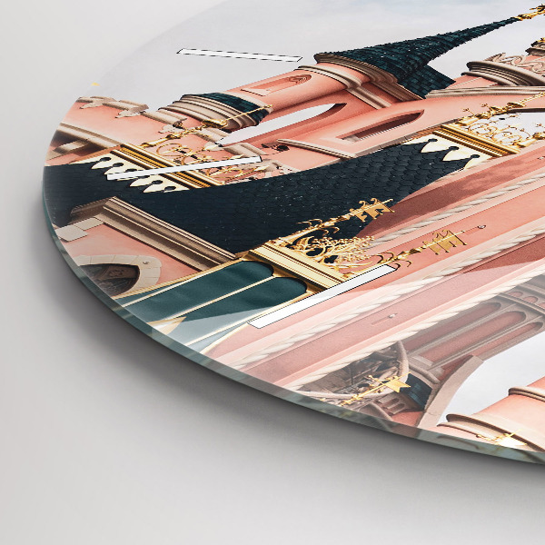 Reloj de cristal redondo Castillo de Disneyland en París