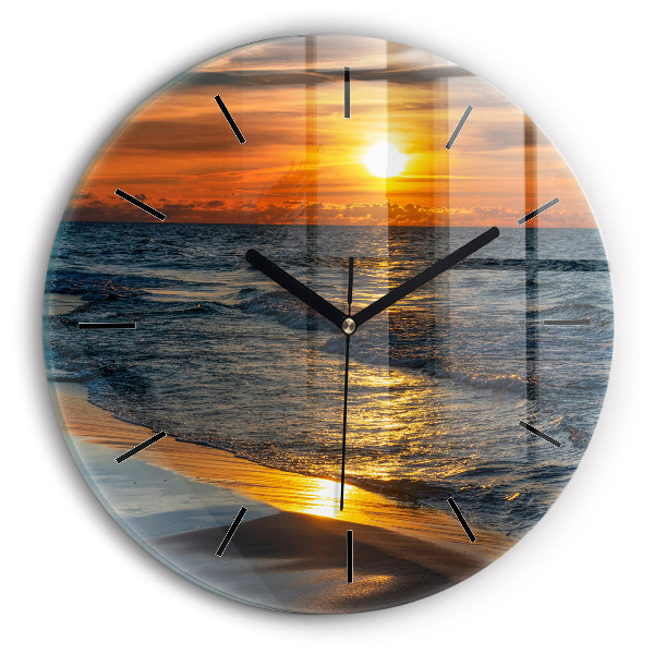 Reloj redondo pared Władysławowo Mar Báltico