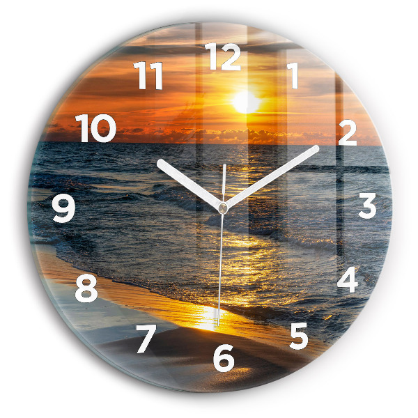 Reloj redondo pared Władysławowo Mar Báltico