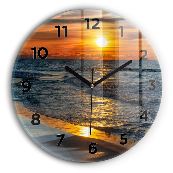 Reloj redondo pared Władysławowo Mar Báltico