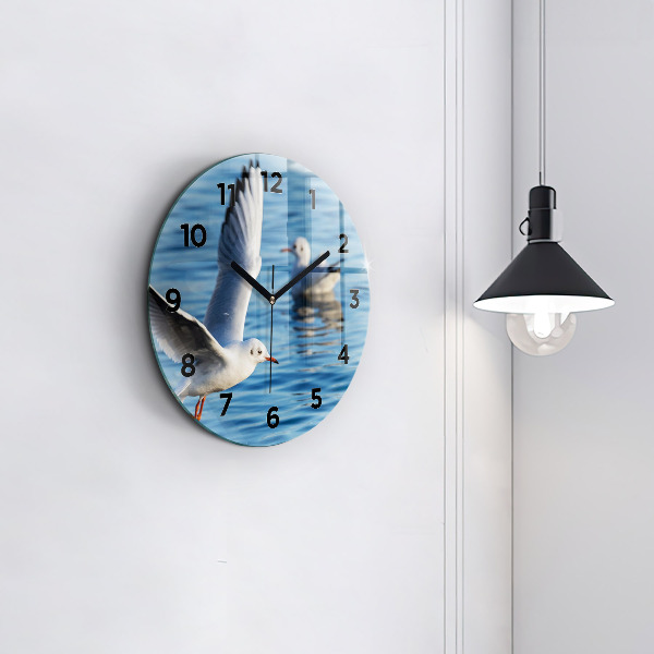 Reloj redondo pared Gaviotas en Gdynia