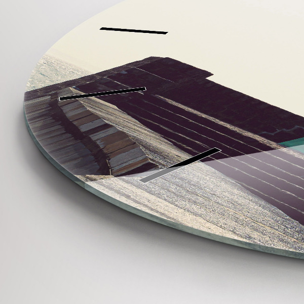 Reloj redondo pared Faro y mar