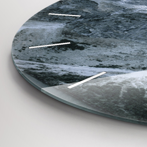 Reloj de cristal redondo Morskie Oko en los montes Tatra