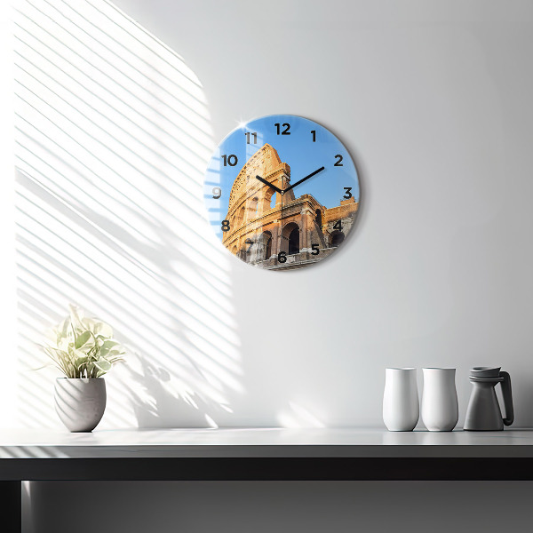 Reloj de pared redondo Coliseo de Roma
