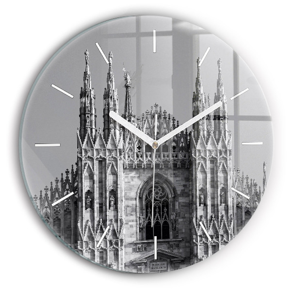 Reloj de pared redondo Catedral Duomo Di Milano
