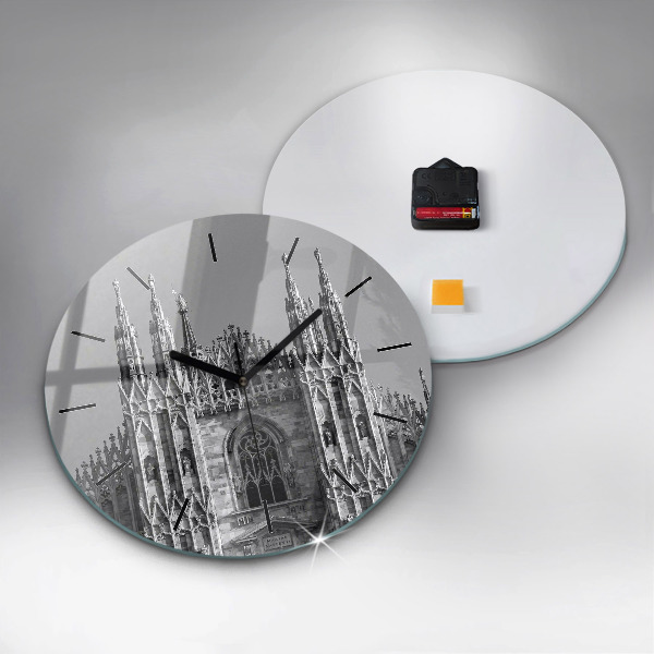 Reloj de pared redondo Catedral Duomo Di Milano