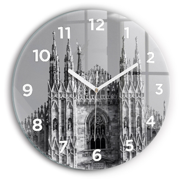 Reloj de pared redondo Catedral Duomo Di Milano